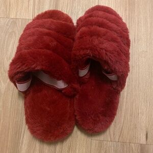 Women’s Red Slippers Size 8